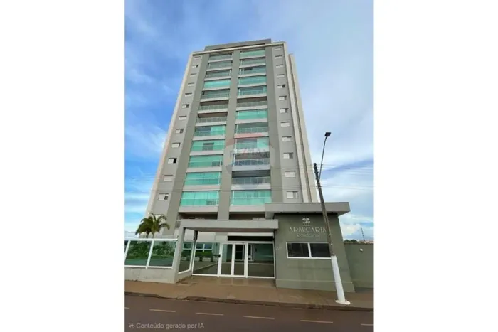 Apartamento Moderno Edifício Residencial Araucária, em São Joaquim da Barra.
