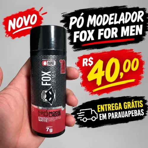 Pó Modelador Fox For Men 7g ? Novo