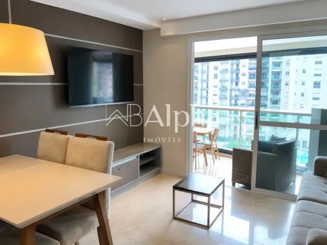 Apartamento Mobiliado de Alto Padrão para locação no condomínio Bellagio em Alphaville