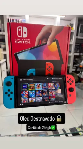 Vendo Nintendo Switch Oled Destravado