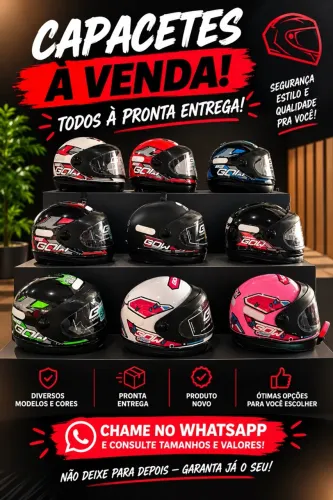 Capacetes Gow Novo