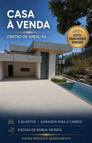 Casa a venda em Areal- Centro