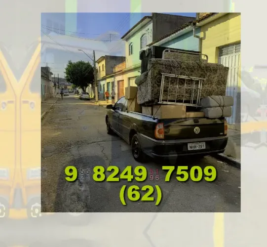Frete! Transporte de cargas! Faça sua mudança com segurança e rapidez!