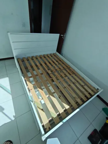 Cama casal MDF 4 gavetas