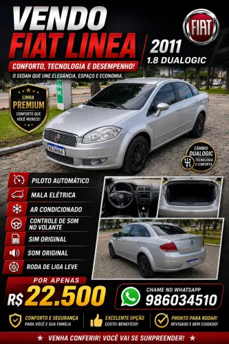 Fiat Linea LX 1.9/ 1.8 Flex 16V Dualogic 4P 2011