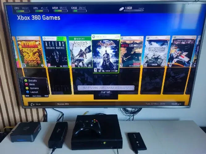 Xbox 360, desbloqueio xploit RGH, hd com 140 jogos.