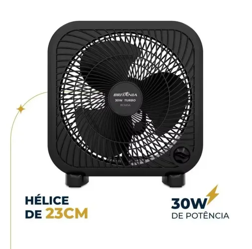 Ventilador Circulador Britânia BCA25A 30W