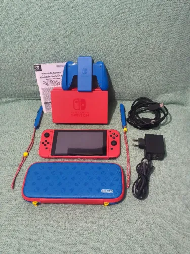 Nintendo Switch V2 Desbloq 128GB Edição Especial Mario