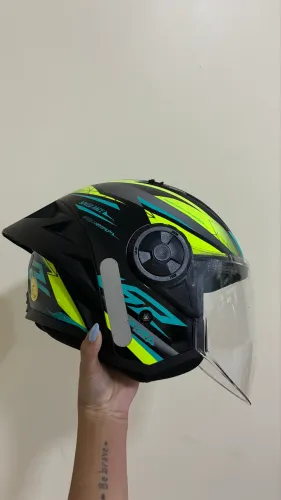 CAPACETE LS2 AIRFLOW II DRAZE VERDE - SEMINOVO