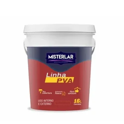 TINTA PVA BRANCO 16L MISTERLAR