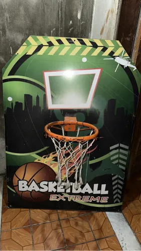 CESTA DE BASQUETE COM ACABAMENTO 