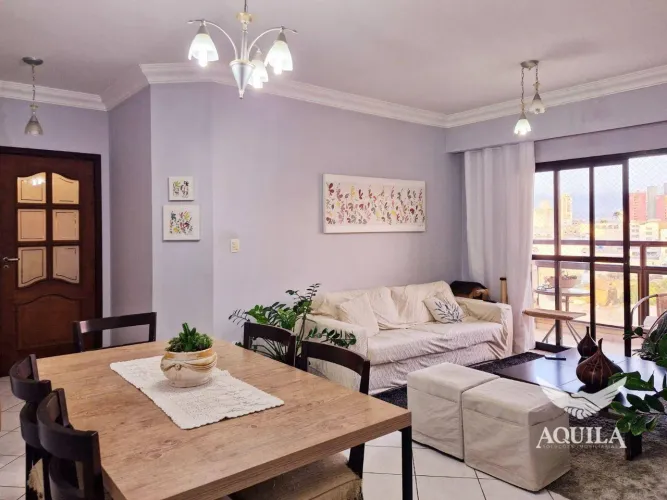 APARTAMENTO AMPLO NO CENTRO DE SOROCABA - SALA 2 AMBIENTES - SACADA - 03 DORMITÓRIOS - 01