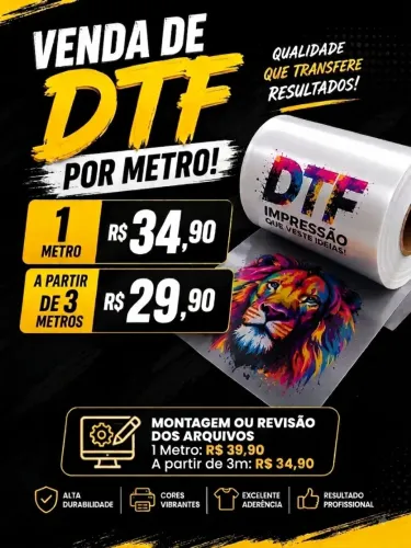 Impressão Dtf por metro