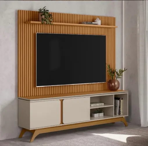 Conjunto Sala Ambar 201 Nature e Off White