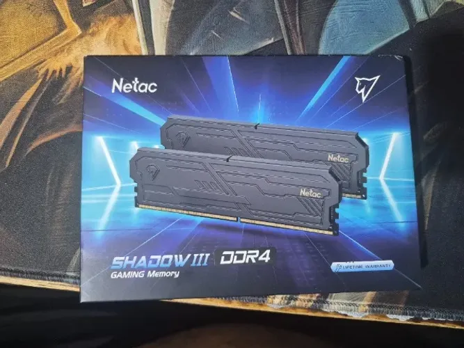 Memória DDR4 16GB(8x2) Netac DDR4 Shadow Ill 3200MHz