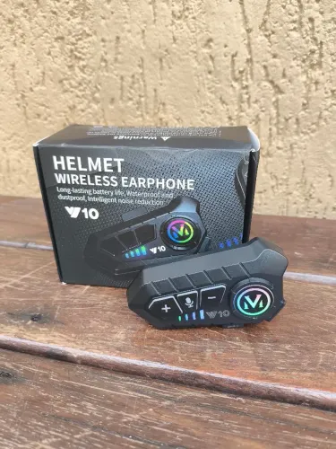 Fone bluetooth para capacete