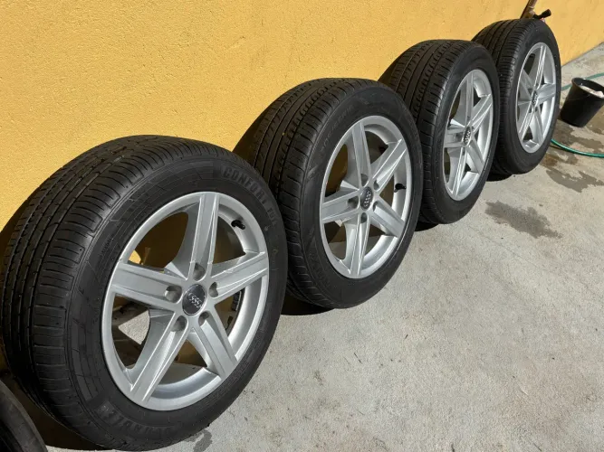 Rodas aro 16 Audi 5 furos com pneus novos