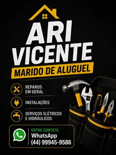 Serviços e reparos em residência.