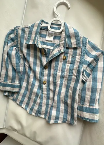Camisa xadrez Zara menino