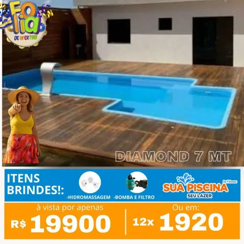 Diamond 7 com prainha 