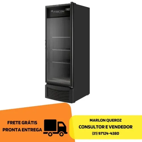 Cervejeira Porta de Vidro 560L Fricon Nova