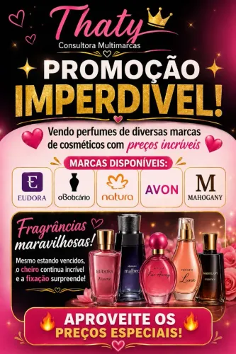 Perfumes vencidos com excelente fixação 