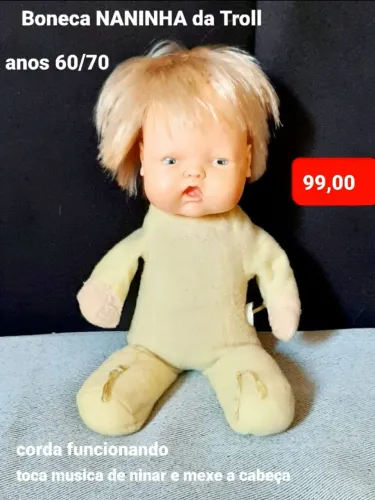 Boneca Naninha da Troll anos 70