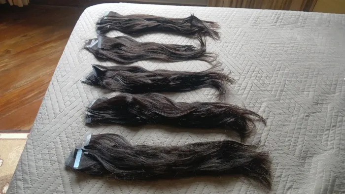 Vendo cabelo para mega hair 170 gramas de cabelo humano. 