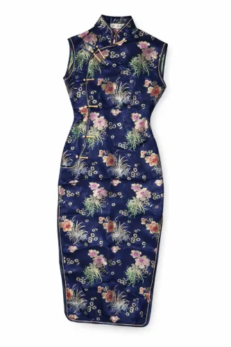 VESTIDO ORIENTAL AZUL