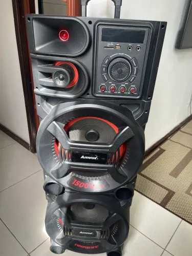 Caixa de som Amvox 1500 RMS 