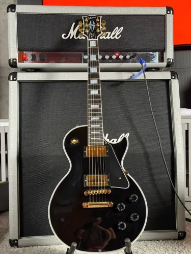 Guitarra Gibson Custom Shop Les Paul Custom Ebony Black Beauty - 2024