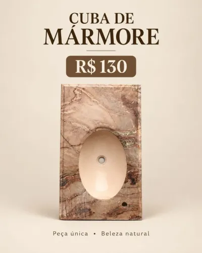 Pia de Mármore Seminova Rio Vermelho