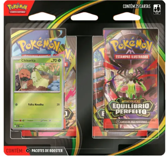 Quad Pack Equilíbrio Perfeito Pokémon TCG