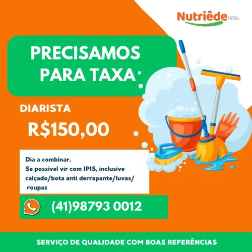 Taxista Diarista - Cozinha Indal No Xaxim