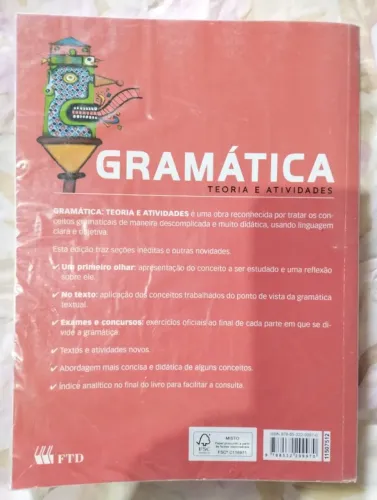 Vendo livro de gramática nunca usado Paschoalin & Spadoto