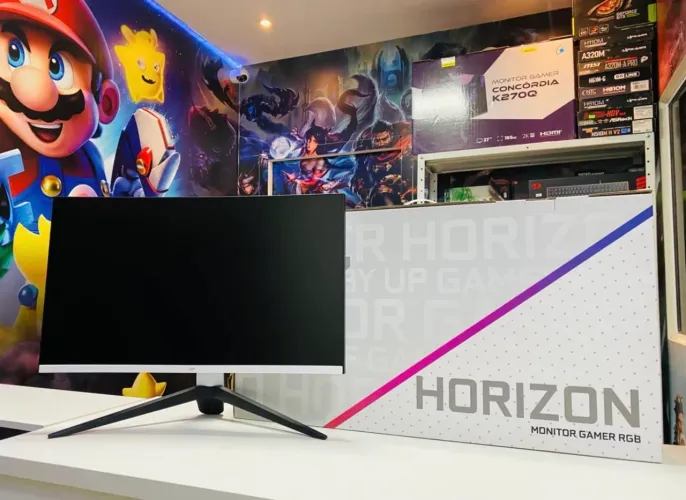 Monitor Gamer Curvo 27, 165Hz BRANCO, RGB - Em até 18x / Loja Física