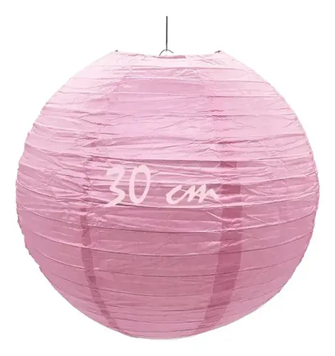 Kit 05 Cúpulas Oriental Japonesa/chinesa 30cm Cor Rosa - Cúpulas e arames
