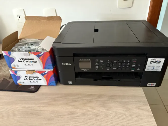 Impressora Brother MFC-J497DW - Importada (EUA) - Semi nova