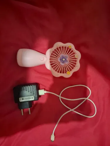 Mini ventilador portátil USB recarregável
