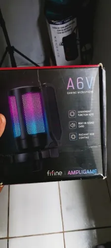 Microfone fifine A6V gamer (leia a descrição)