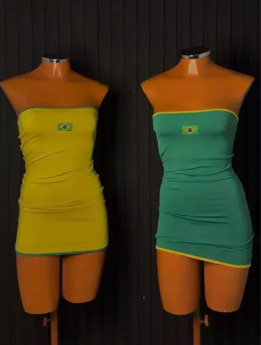 Vestido Tubinho Brasil