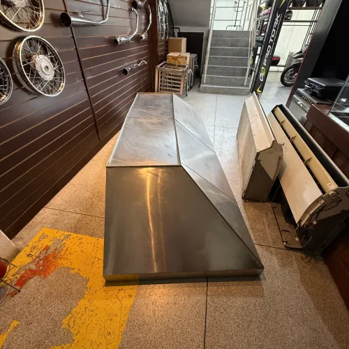Coifa de inox 2,50x1,00