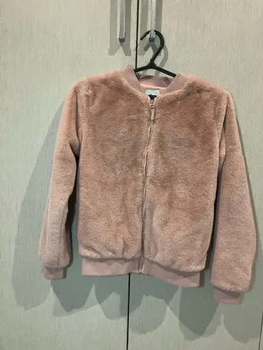 Casaco de pelinho rosa 13/14