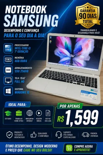 NOTEBOOK SAMSUNG CORE i3