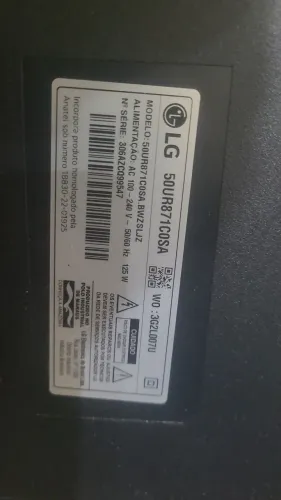 Tv Lg Al Thinq 50 pol - COM DISPLAY QUEIMADO