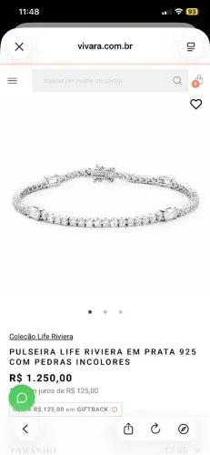 Pulseira Vivara Life Rivieira