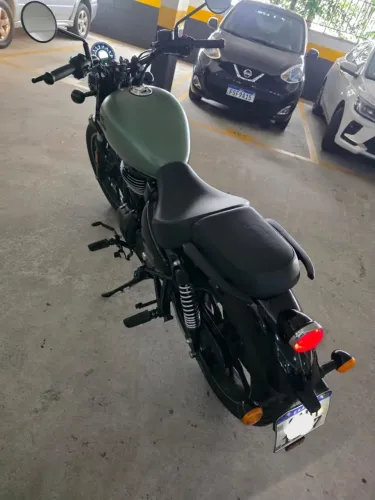 Royal Enfield Meteor 350 Fireball 2024/2025 - Verde Militar - Apenas 6.439 km