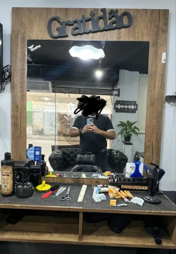 Bancada para barbearia ou salão 