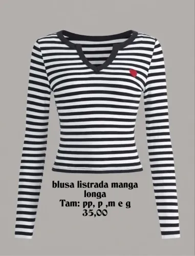 Blusa listrada 