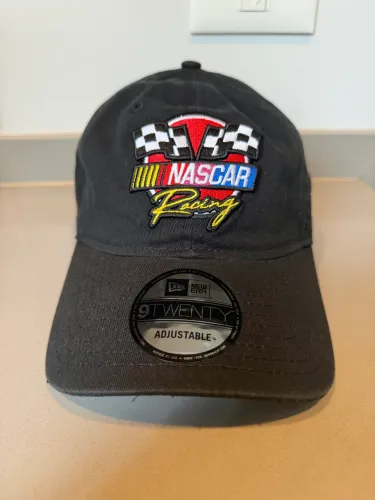 Boné New Era 9twenty Strapback Nascar Flag preto